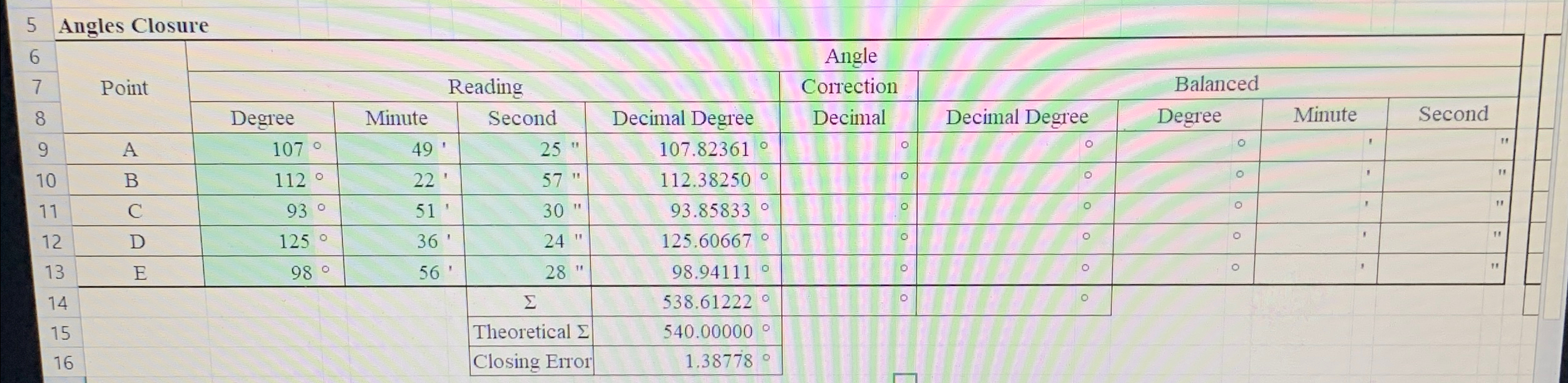 I was able to calculate the reading part from my