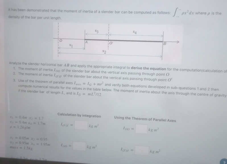 It has been demonstrated that the moment of