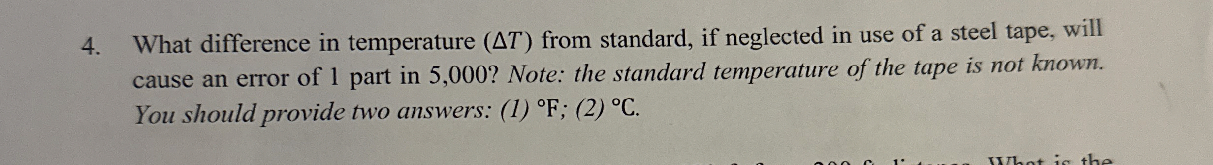 What difference in temperature ( T ) from