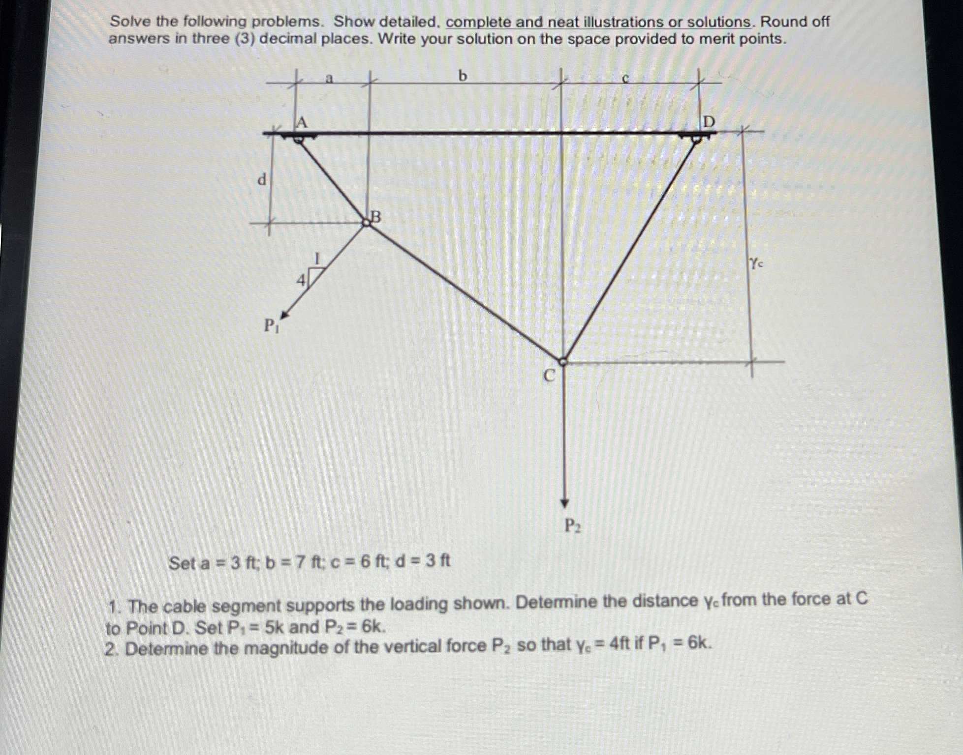 Solve the following problems. Show detailed,