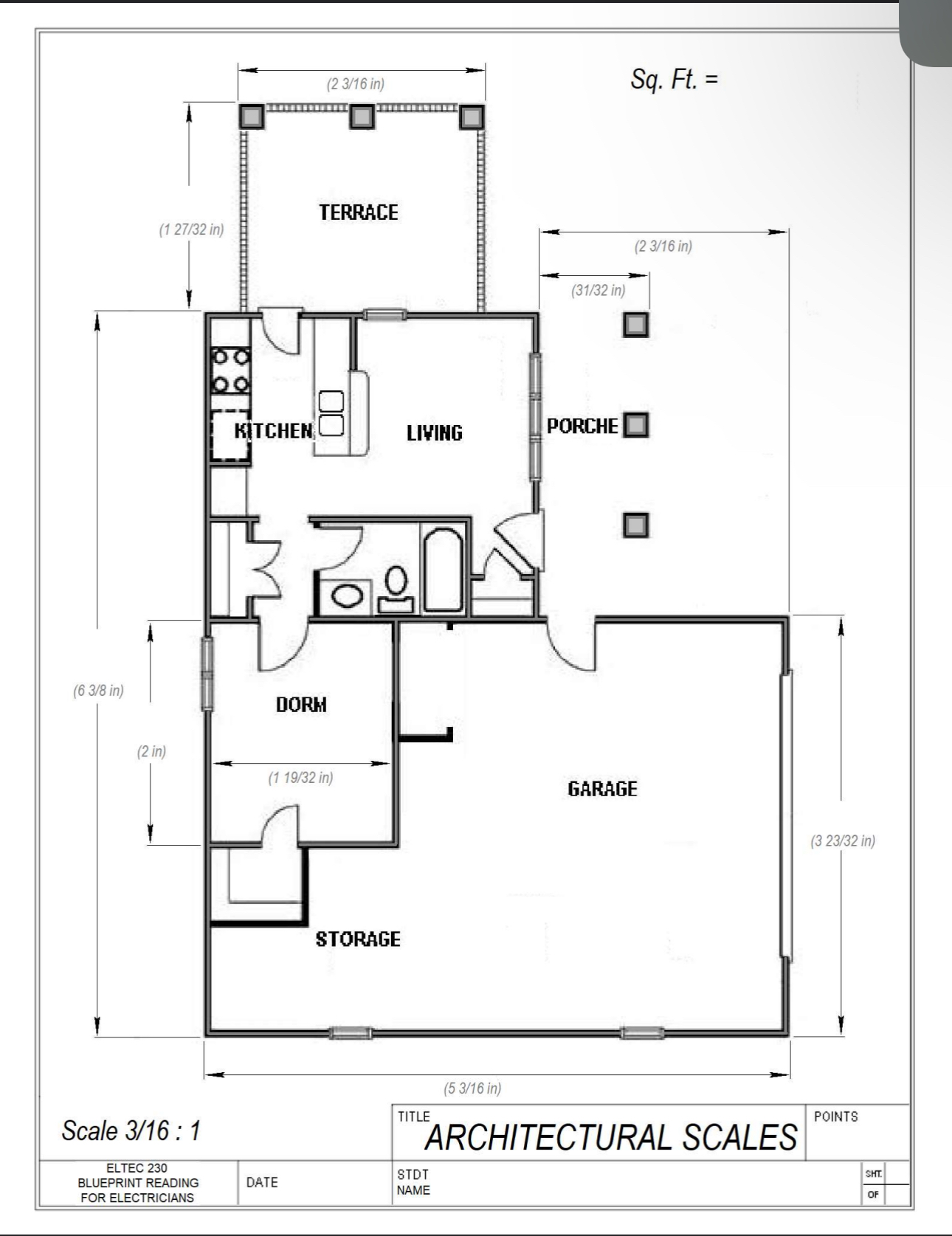 write the real length of each dimension. The