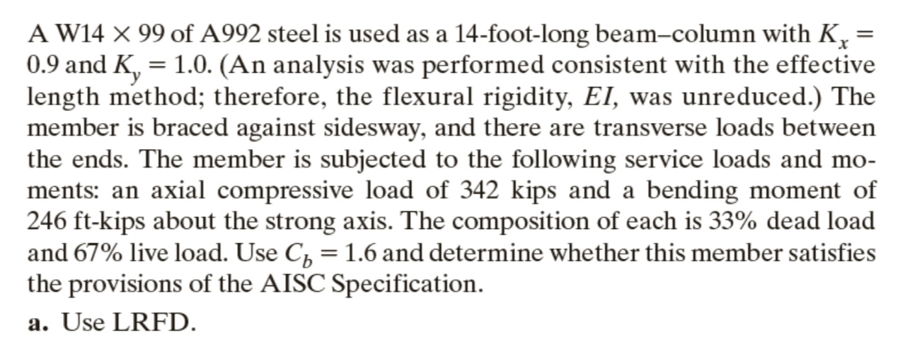 A W 1 4 9 9 of A 9 9 2 steel is used as a 1 4 -