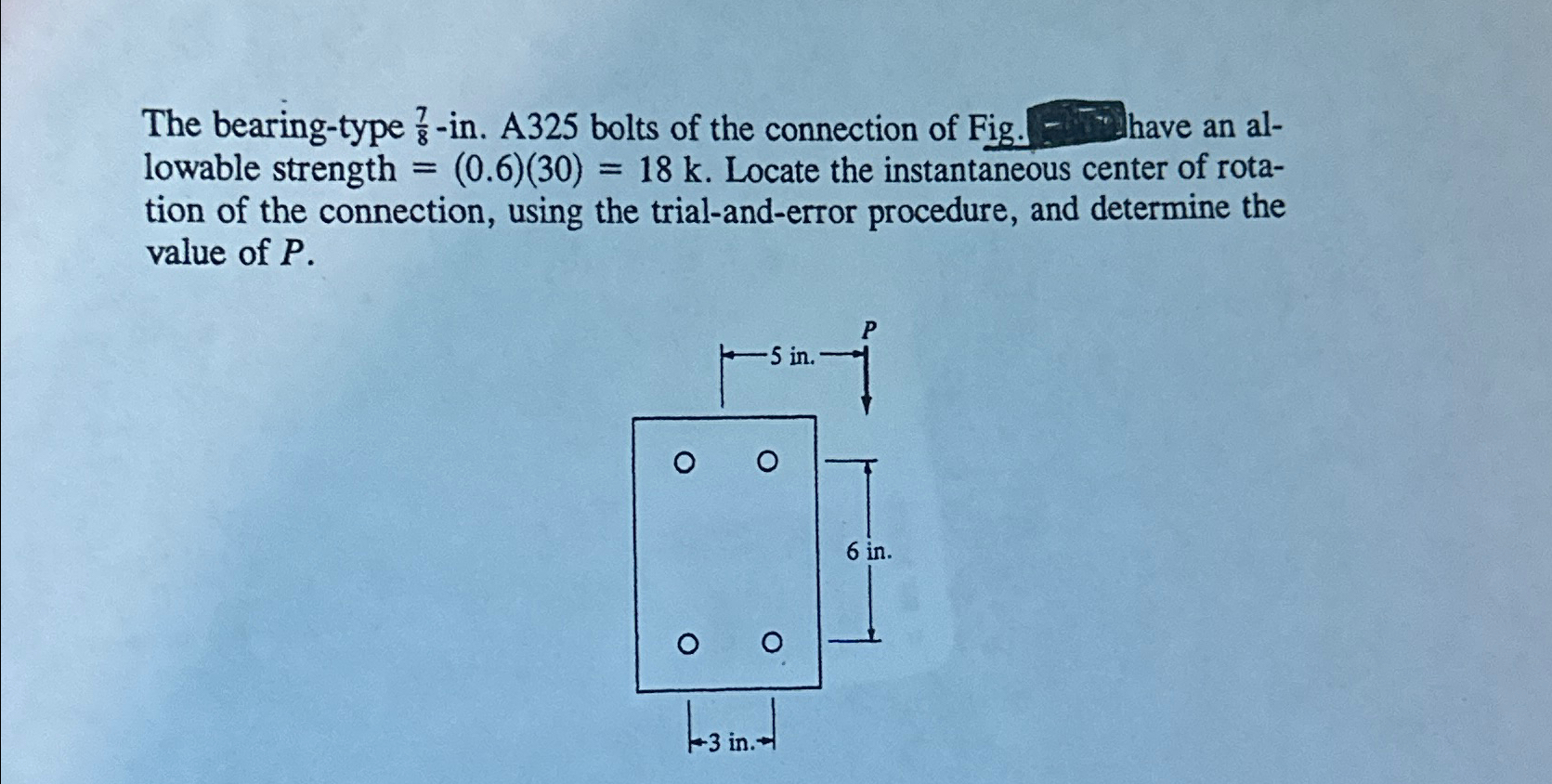 The bearing - type 7 8 - in . A 3 2 5 bolts of