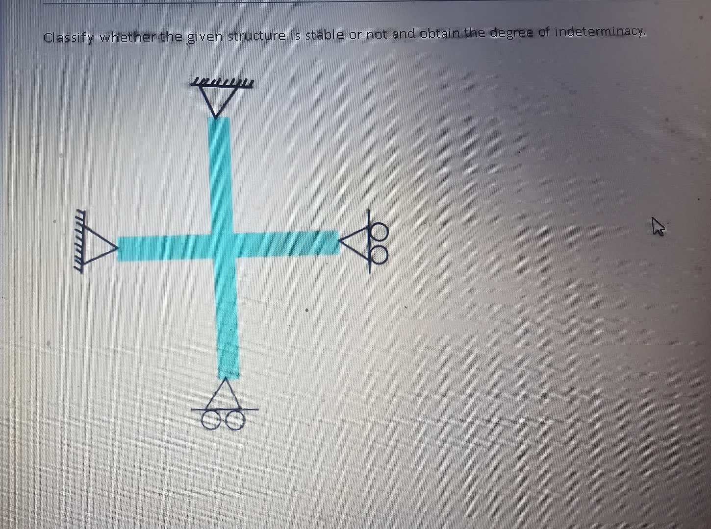Classify whether the given structure is stable or