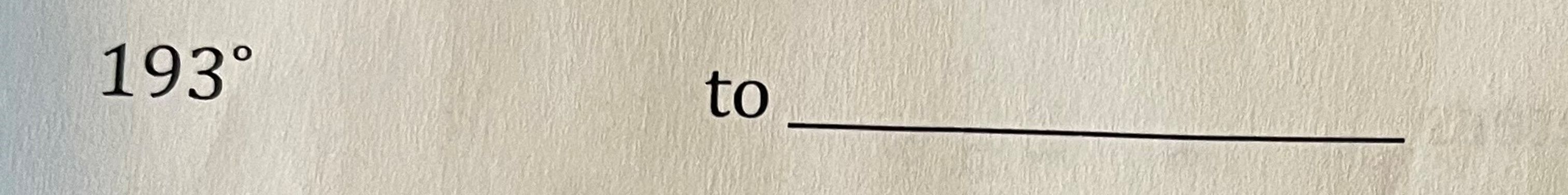 1 9 3 Azimuth to what bearing?