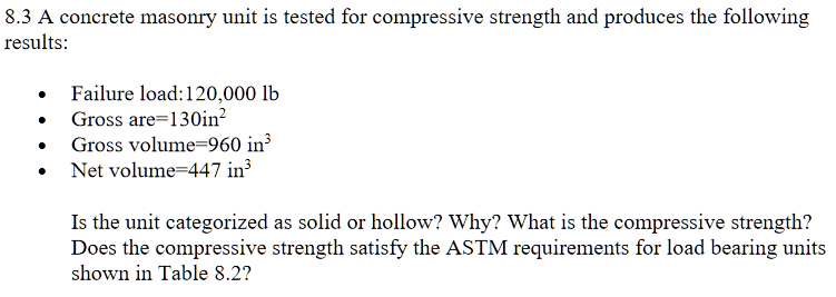 Civil Engineering Materials # 8 . 3 A concrete