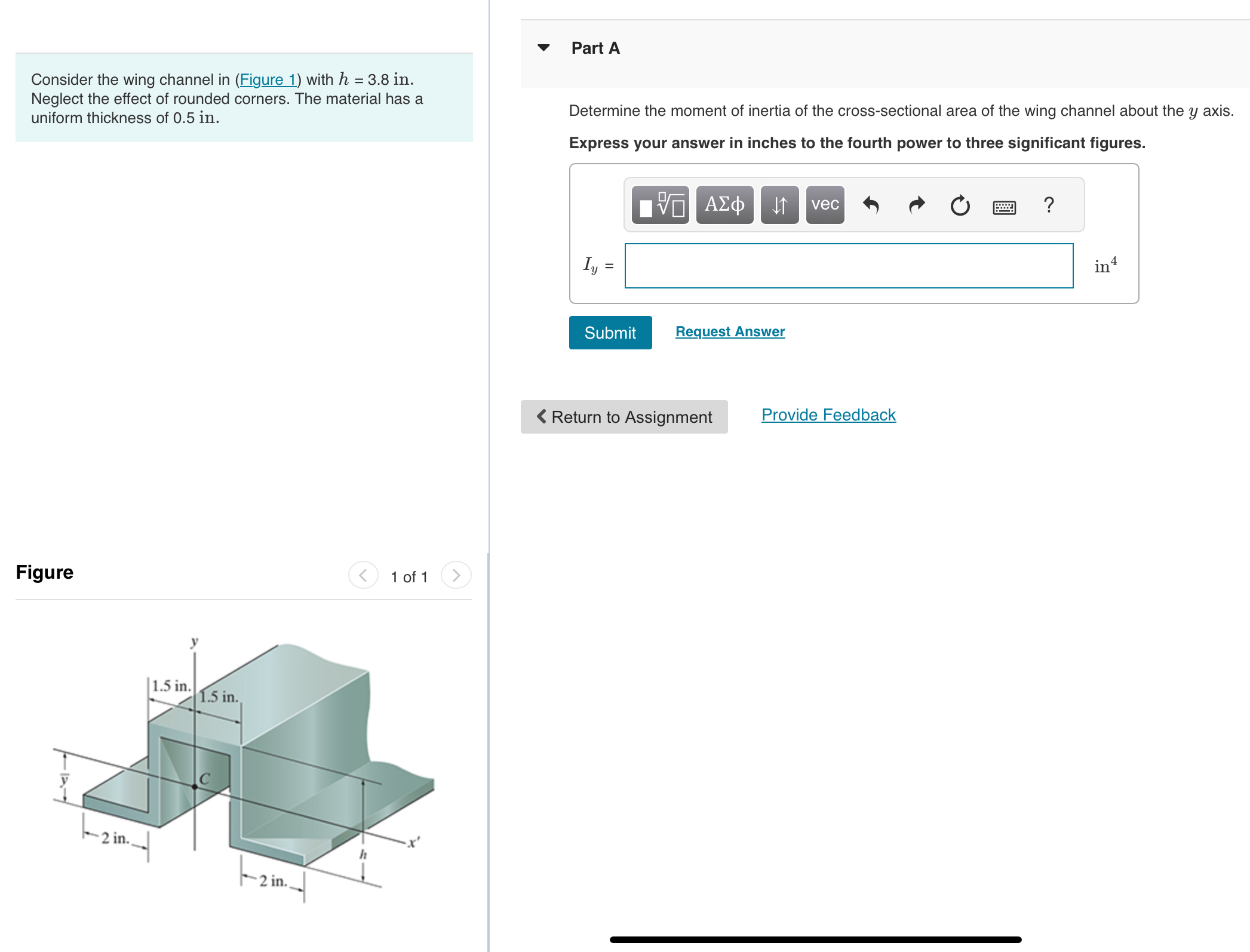 Consider the wing channel in ( Figure 1 ) with h