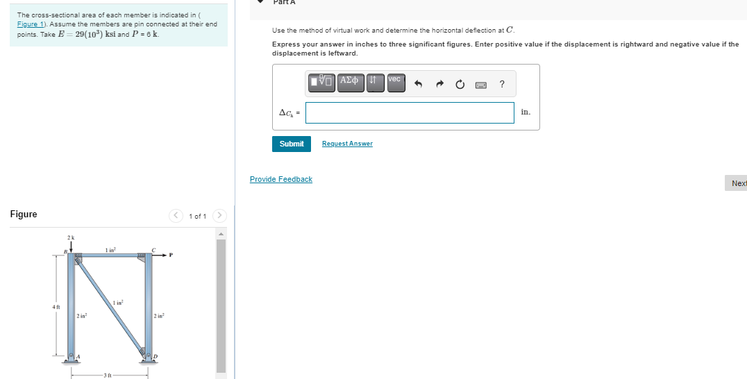 Use the method of virtual work and determine the