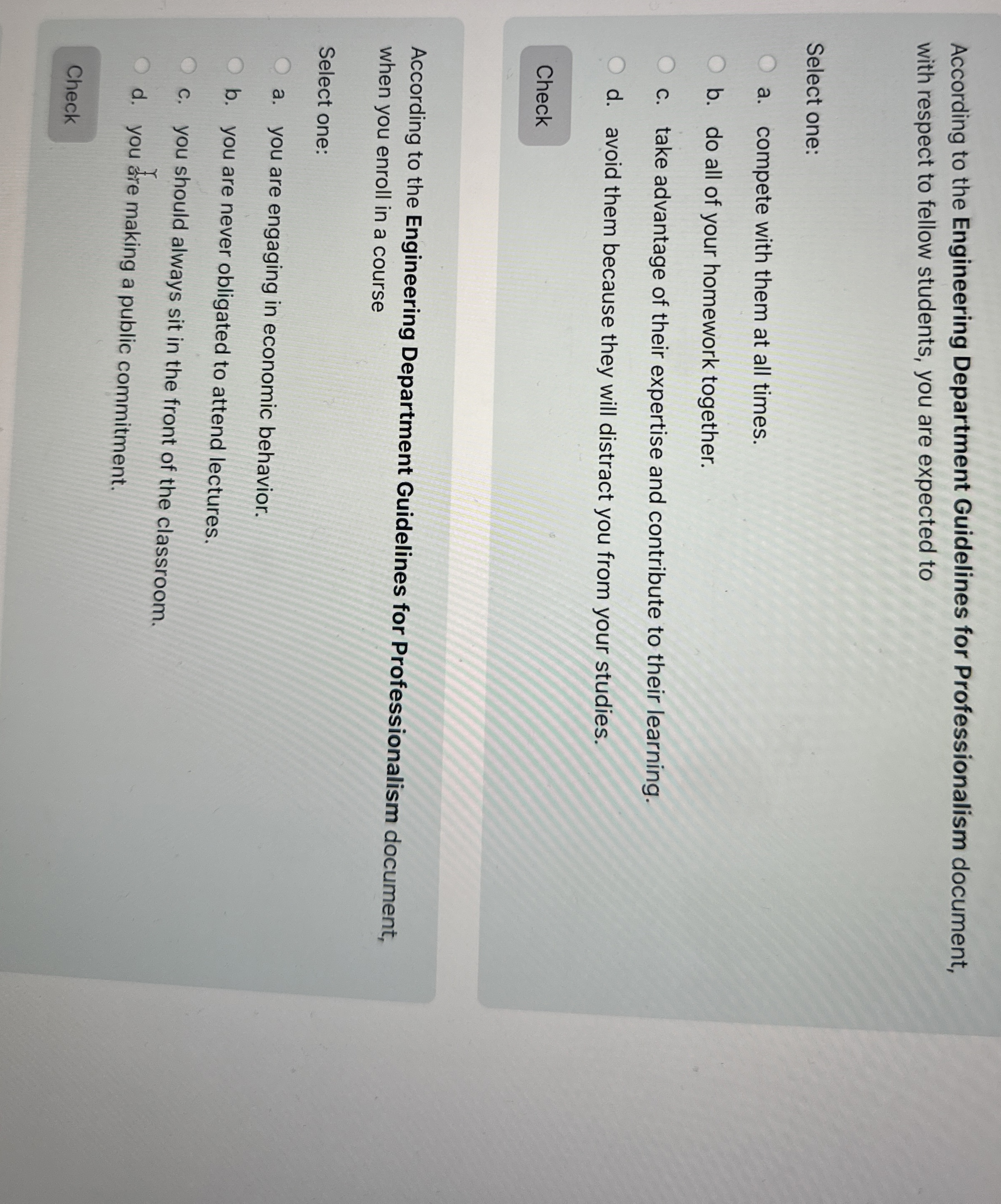 According to the Engineering Department