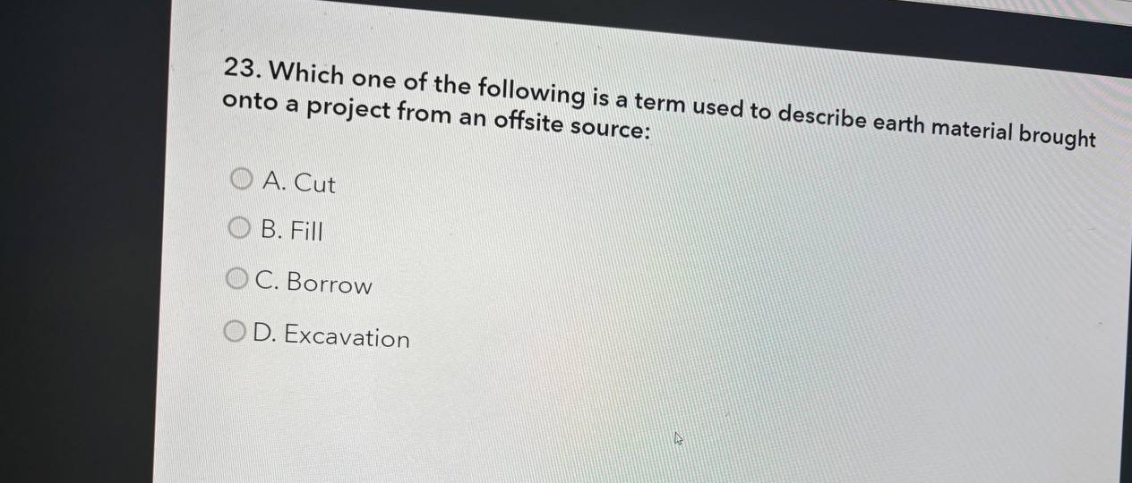 Which one of the following is a term used to