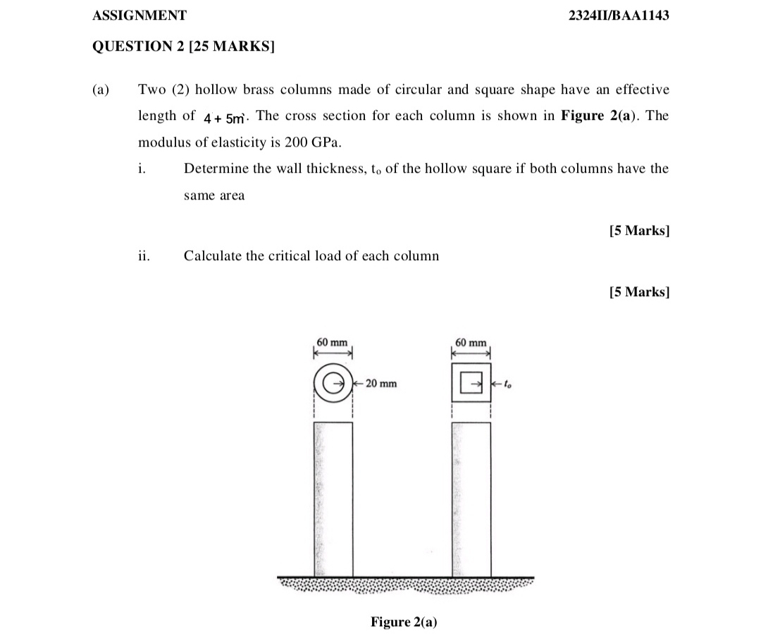 ASSIGNMENT 2 3 2 4 II / BAA 1 1 4 3 QUESTION 2 [