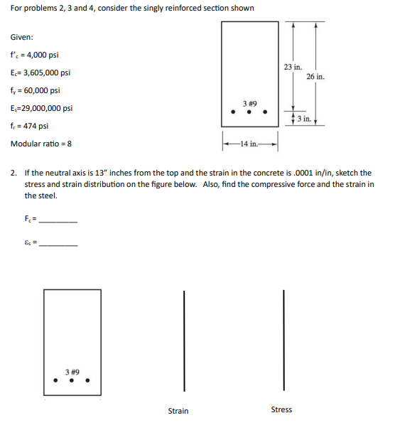 For problems 2 , 3 and 4 , consider the singly