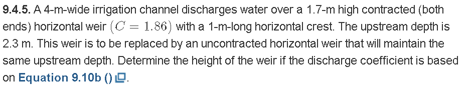 9 . 4 . 5 . A 4 - m - wide irrigation channel