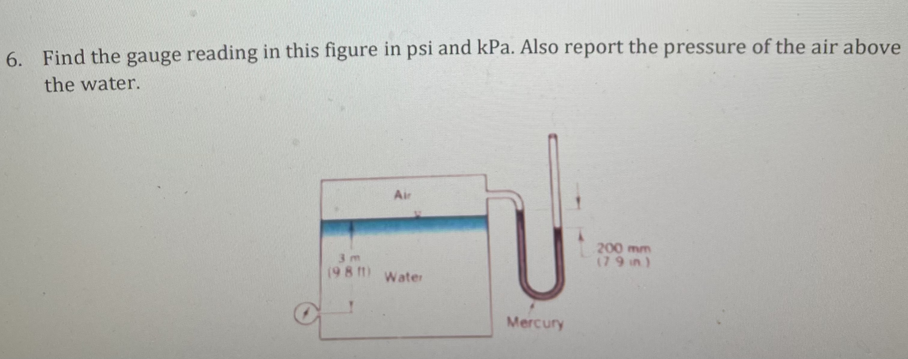 Find the gauge reading in this figure in psi and