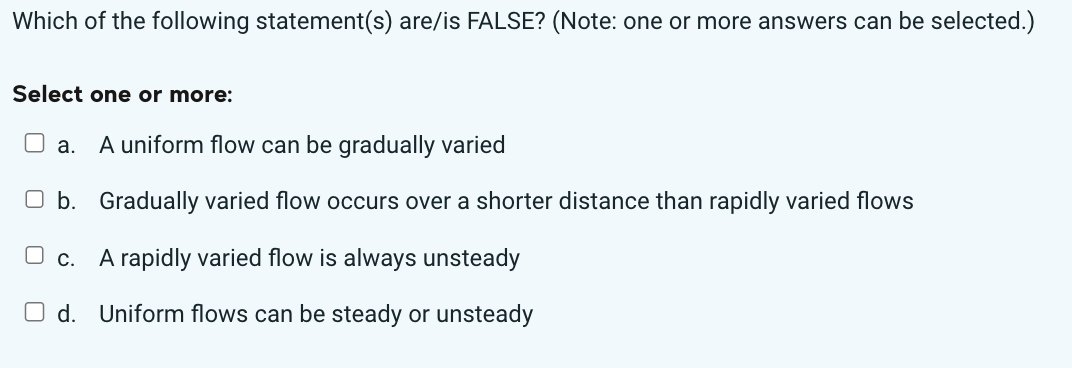 Which of the following statement ( s ) are / is