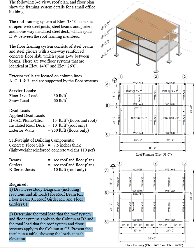 The following 3 - d view, roof plan, and floor