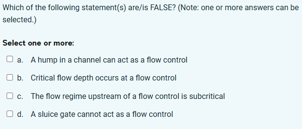 Which of the following statement ( s ) are / is