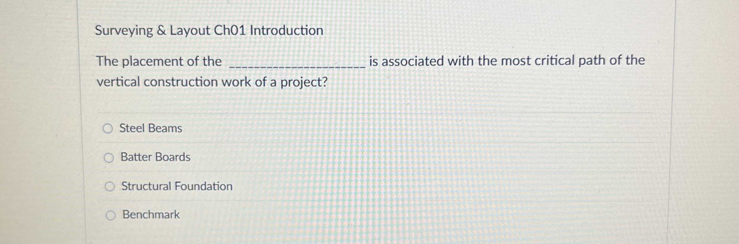 Surveying & Layout Ch 0 1 Introduction The