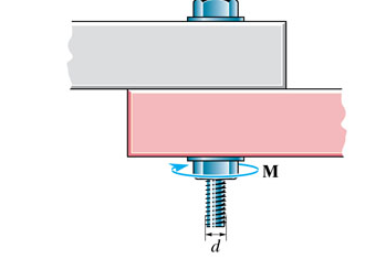 The square - threaded bolt is used to join two