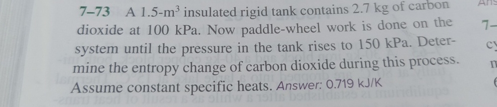 7 - 7 3 A 1 . 5 - m 3 insulated rigid tank