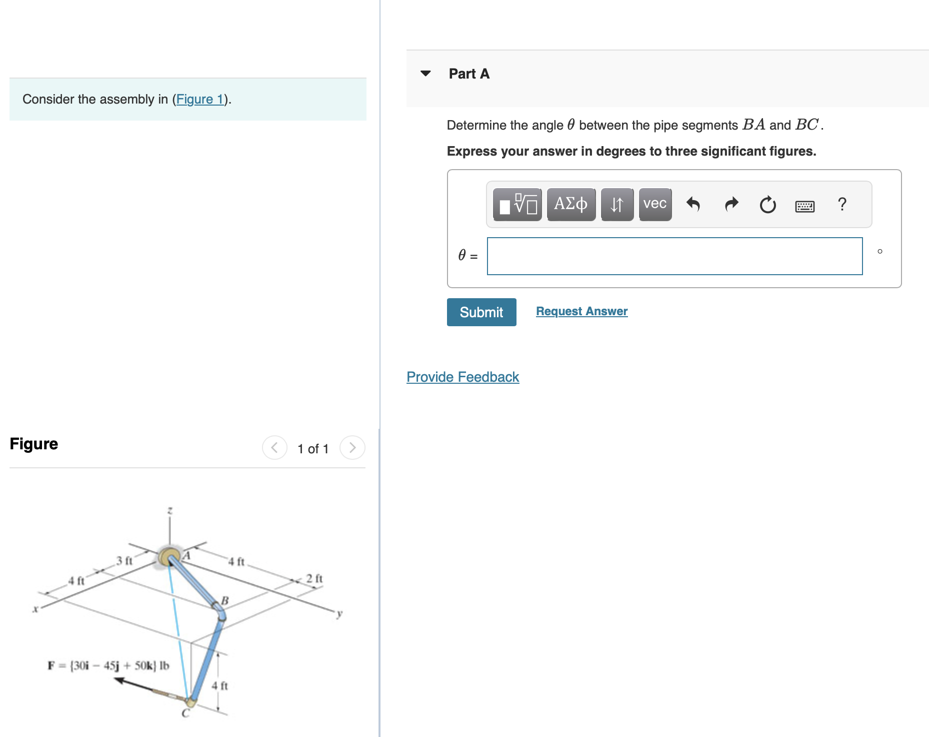 Consider the assembly in ( Figure 1 ) . Figure
