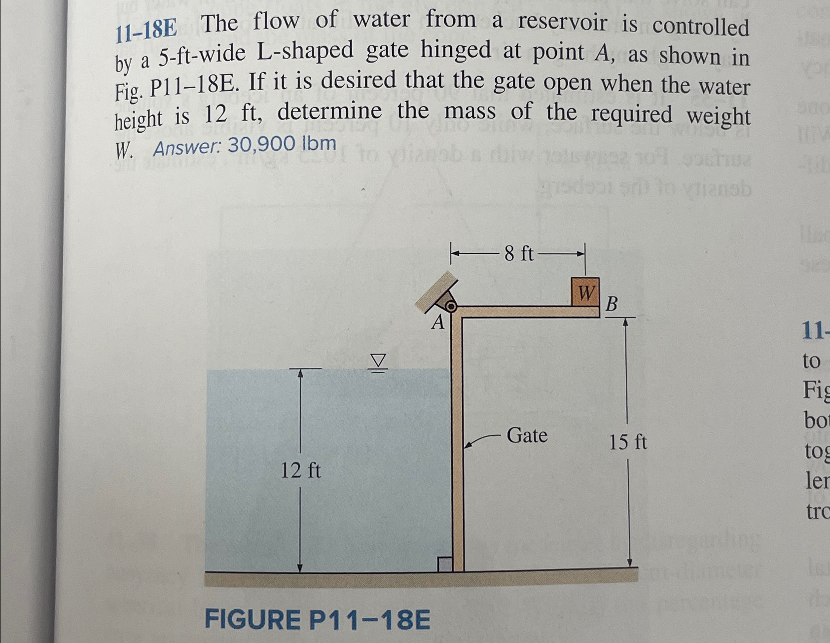 1 1 - 1 8 E The flow of water from a reservoir is
