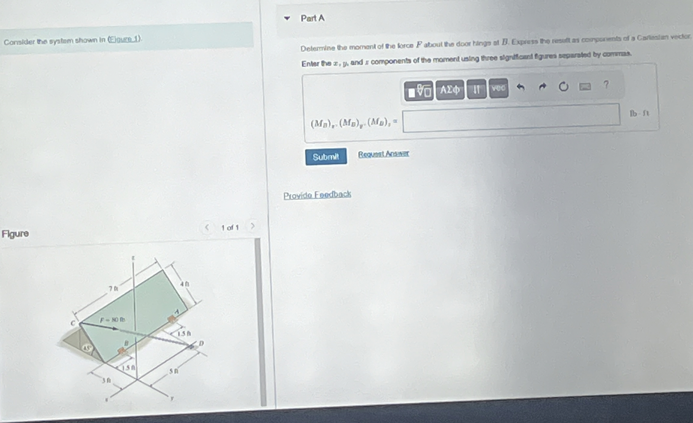Consider the syatem shown in ( Elowes ) . Part A