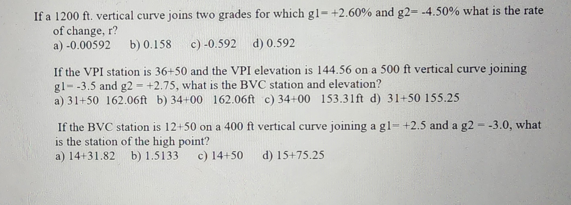 If a 1 2 0 0 f t . vertical curve joins two