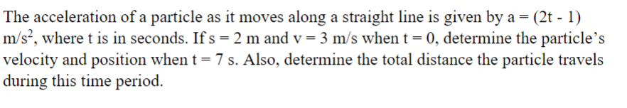 The acceleration of a particle as it moves along