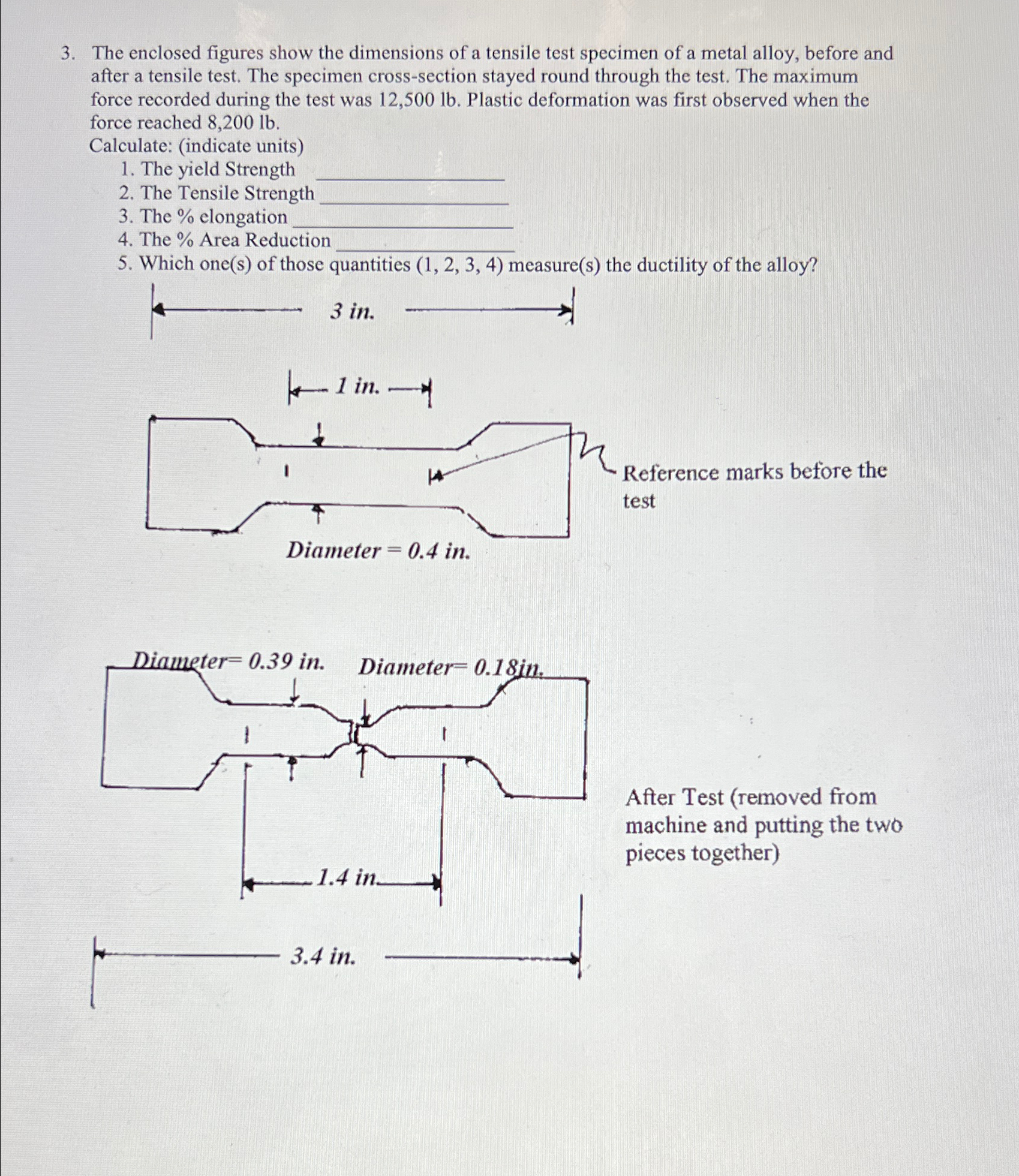 The enclosed figures show the dimensions of a