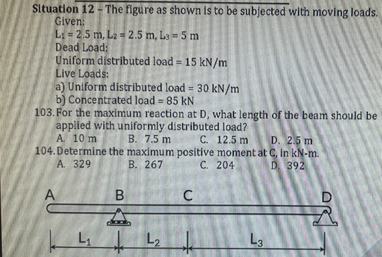 Situation 1 2 - The figure as shown is to be