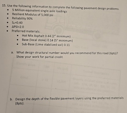 Use the following information to complete the