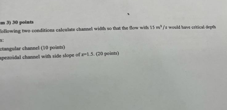 3 0 points following two conditions calculate