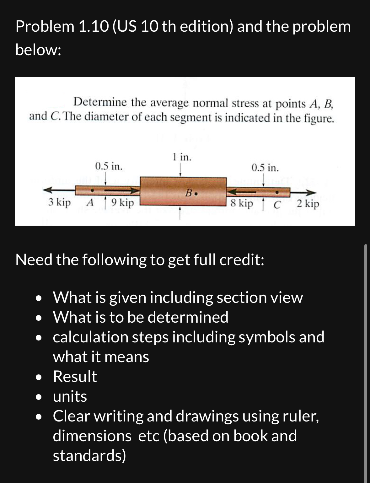 Problem 1 . 1 0 ( US 1 0 th edition ) and the