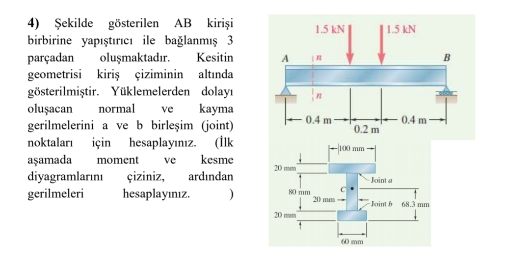 ekilde g sterilen AB kiri i birbirine yapi tirici