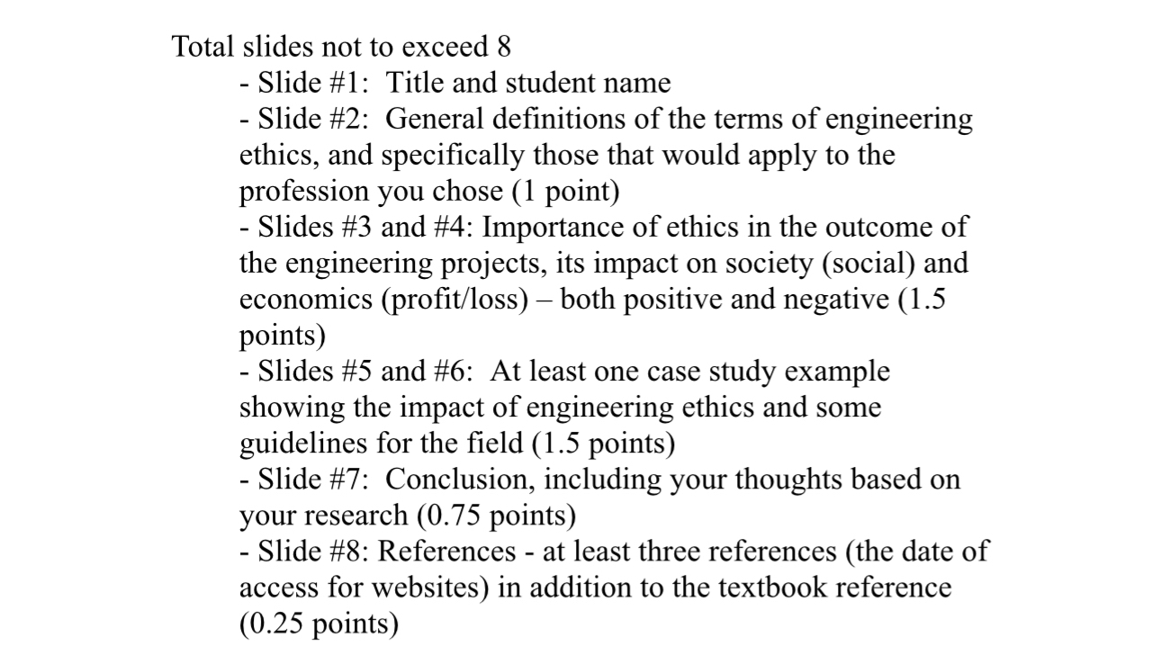 I need specific answers for those question