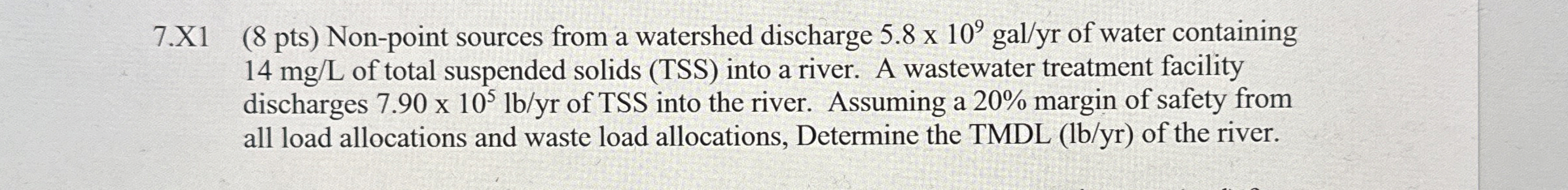 7 . X 1 ( 8 pts ) Non - point sources from a