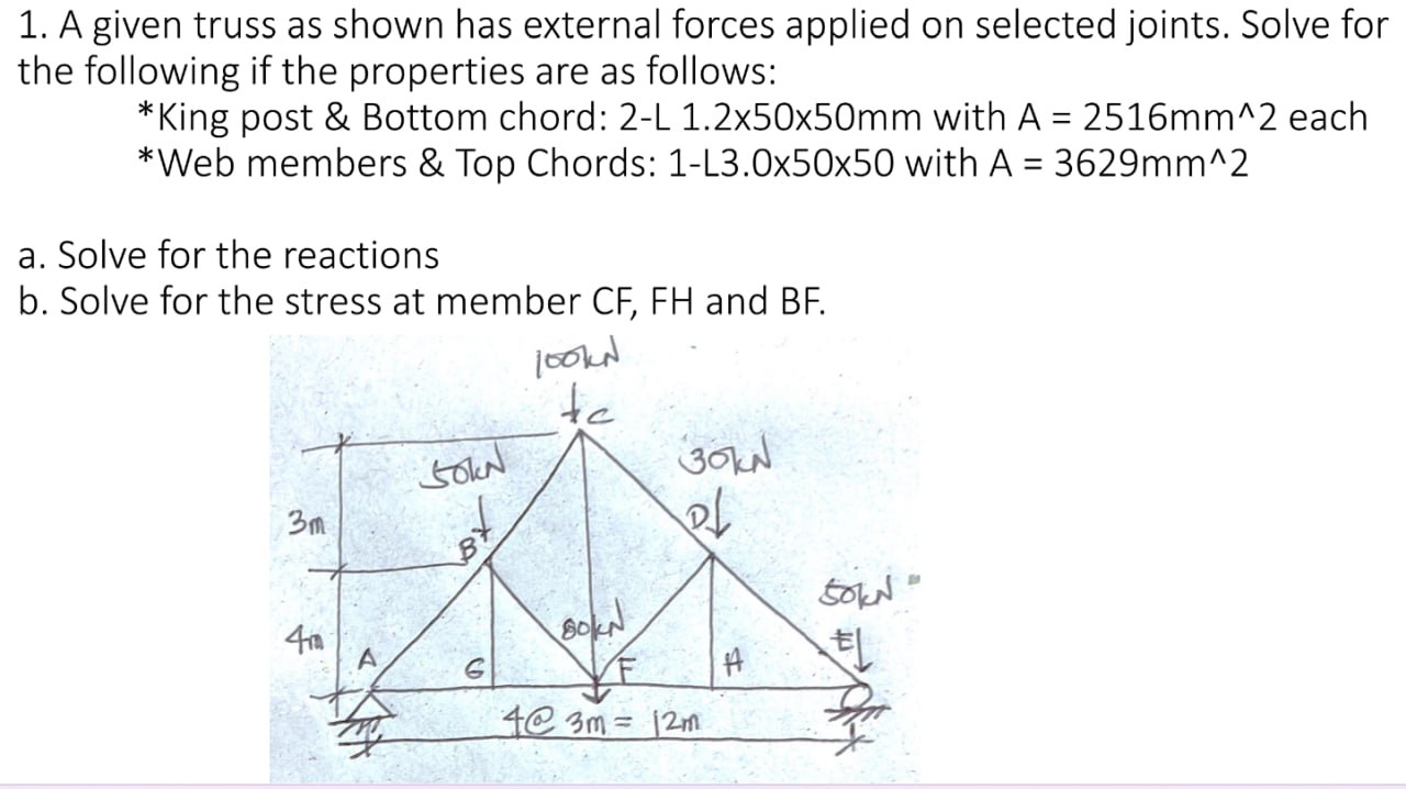 Subject: Mechanics of Deformable Bodies Question: