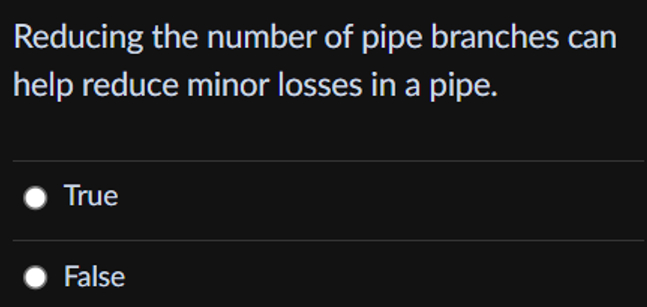 Reducing the number of pipe branches can help
