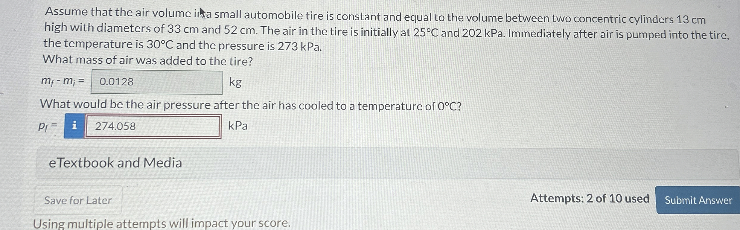 Assume that the air volume inta small automobile