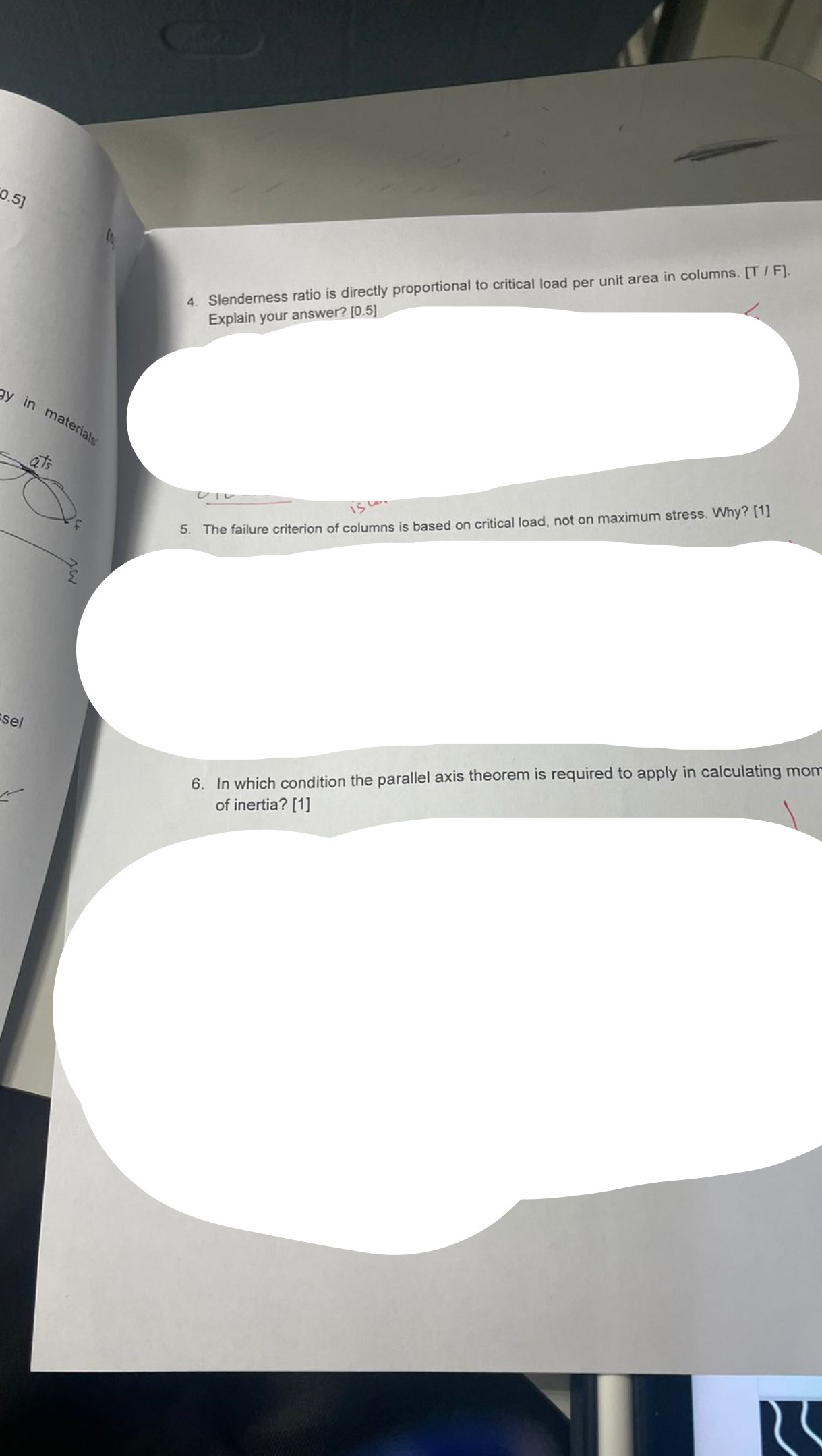 Slenderness ratio is directly proportional to