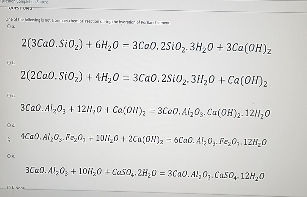 One of the following is not a primary chemical