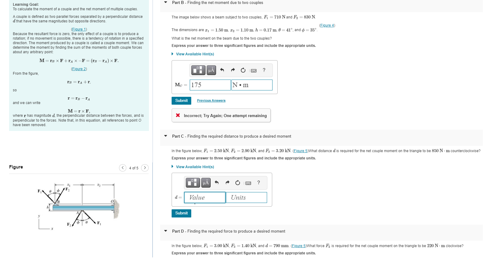Learning Goal: To calculate the moment of a