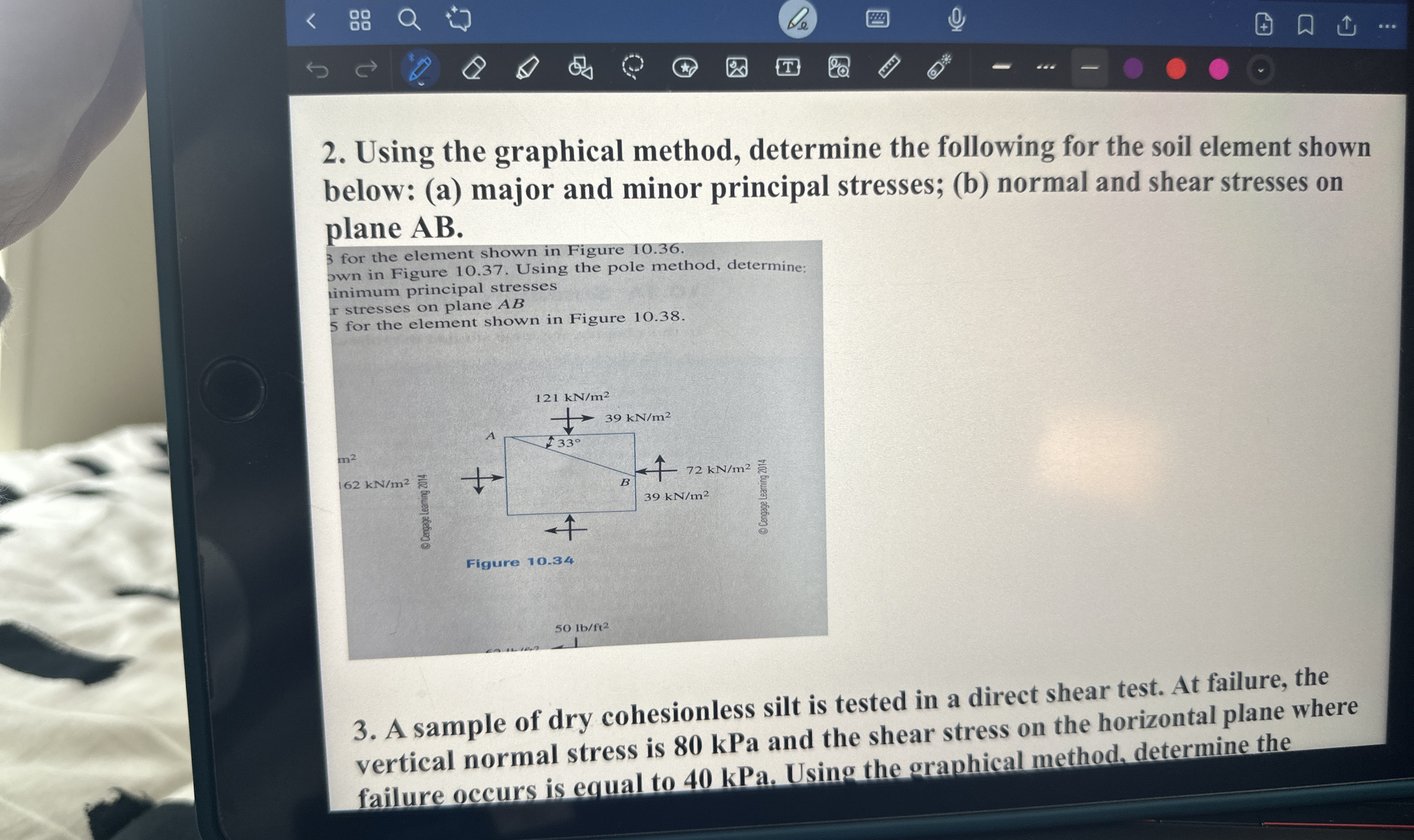 Using the graphical method, determine the