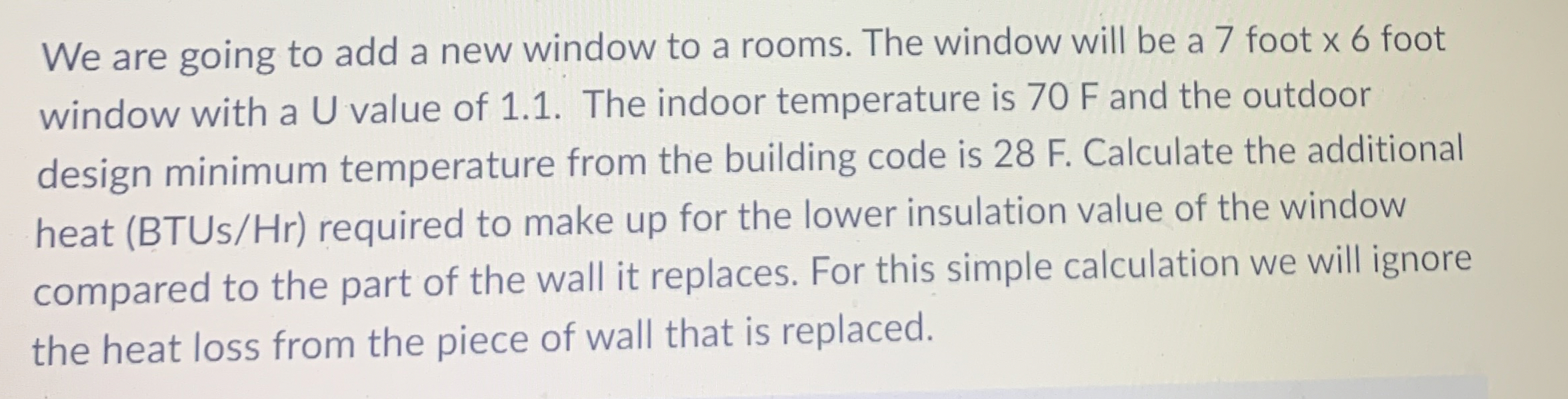 We are going to add a new window to a rooms. The
