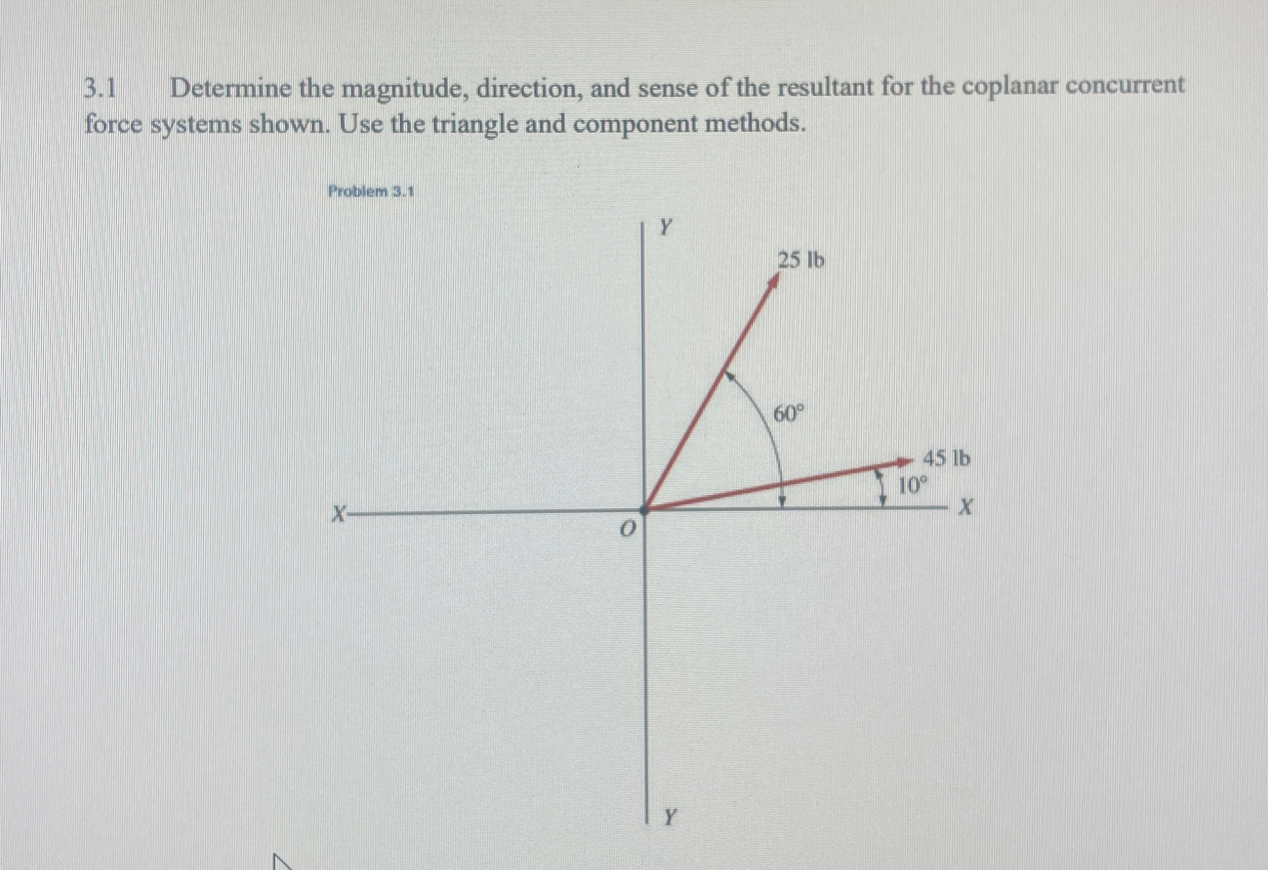 3 . 1 Determine the magnitude, direction, and