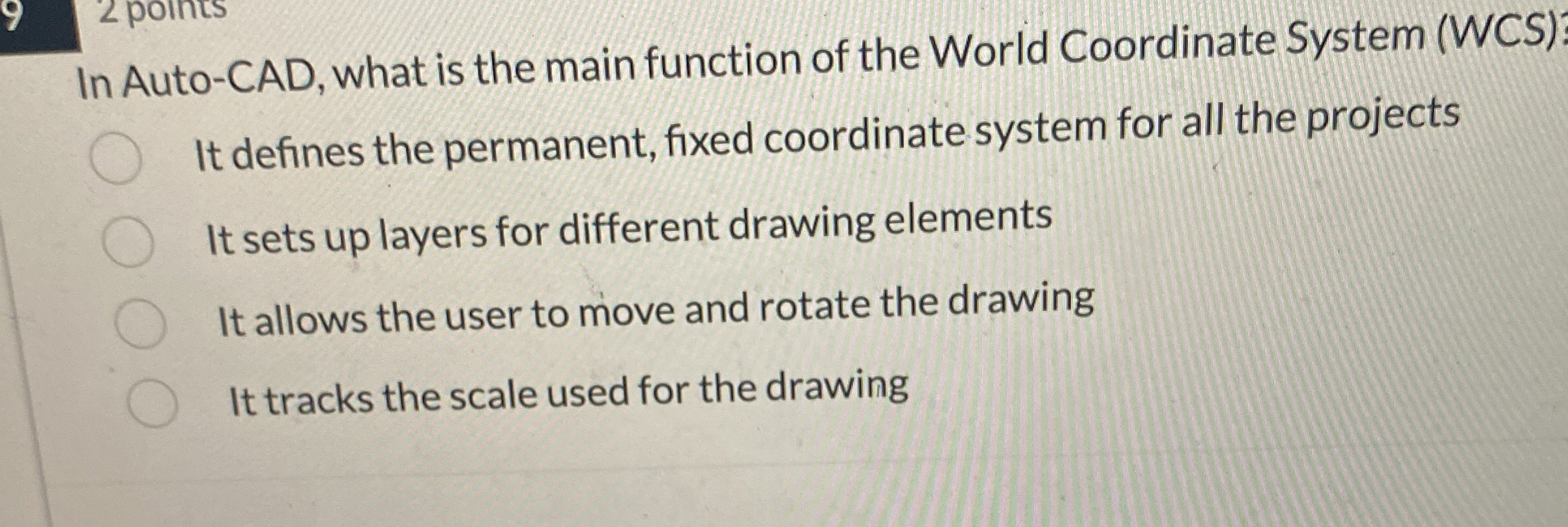 In Auto - CAD, what is the main function of the