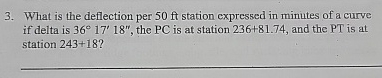 How to solve What is the deflection per 5 0 f t