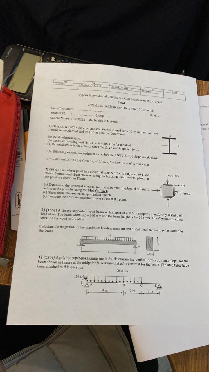 Final Name Surname: Student iD 2 0 2 2 - 2 0 2 3