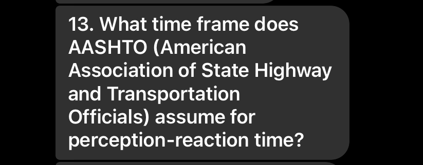 What time frame does AASHTO ( American